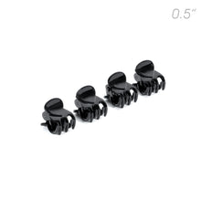 Load image into Gallery viewer, Mini Black Plastic Clamps - Set of 4