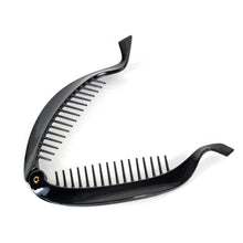 Load image into Gallery viewer, French Twisted Lock Style Black Banana Hair Clip