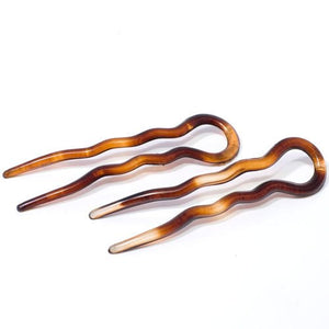 Large Crink Hair Pins - Pair